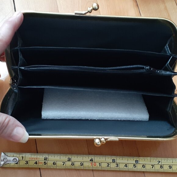 Porte monnaies imprimé animaux brun et doré - Picture 2 of 6